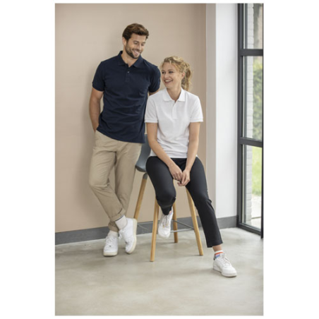 Polo personnalisé Emerald en tricot piqué 200g/m² recyclé unisexe