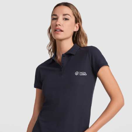 Polo personnalisé Premium en coton 190g/m2 et polyester pour femme - Pegaso - S à 3XL