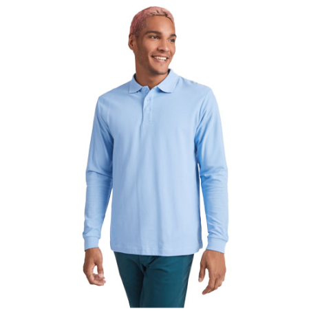 Polo publicitaire Estrella en coton piqué 220g/m² pour homme - S à 3XL