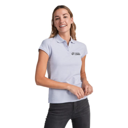 Polo publicitaire Star en coton piqué 200g/m² pour femme - S à 3XL