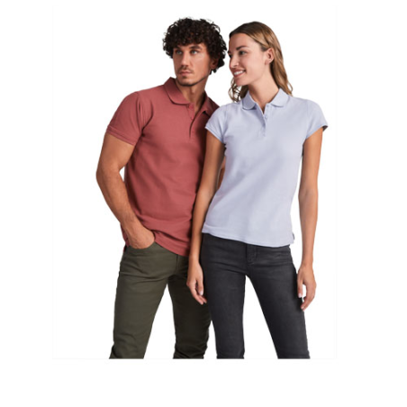 Polo publicitaire Star en coton piqué 200g/m² pour femme - S à 3XL