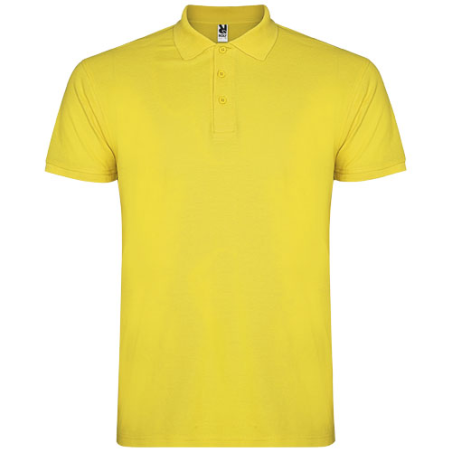 Polo publicitaire Star en coton piqué 200g/m² pour homme - S à 3XL