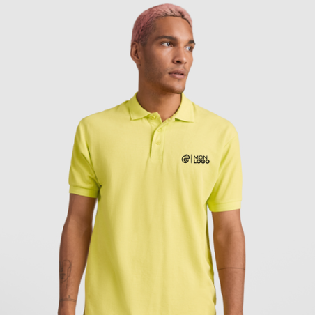 Polo publicitaire premium en coton 190g/m2 et polyester pour homme - Pegaso - S à 5XL