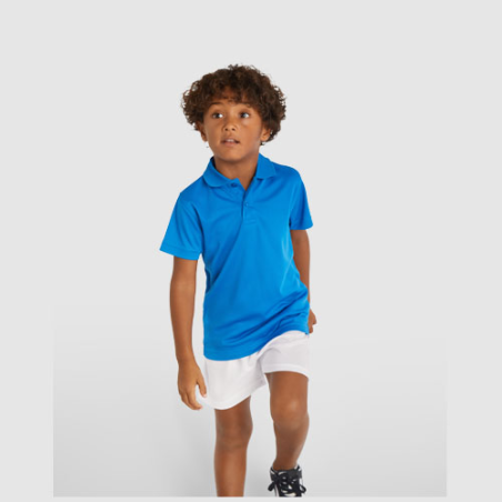 Polo sport personnalisable Monzha en polyester 150g/m² pour enfant - 4 à 12 ans