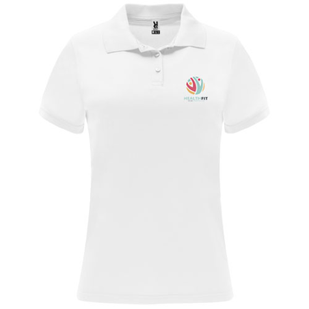 Polo sport personnalisable Monzha en polyester 150g/m² pour femme - S à XL