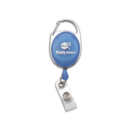 Porte-badge personnalisé extensible Zip