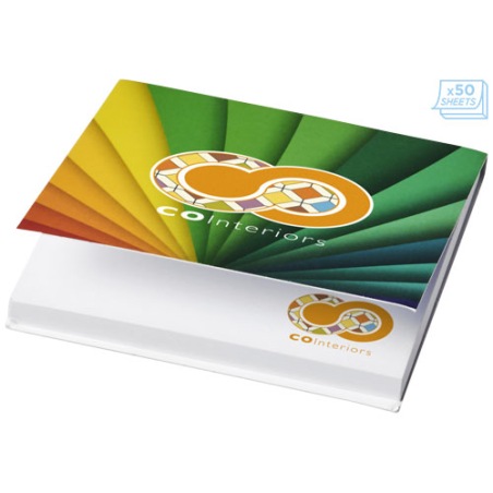 Post-its personnalisable Sticky-Mate® avec couverture souple 75 x 75