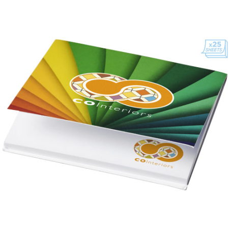 Post-its personnalisable Sticky-Mate® avec couverture souple 75 x 75