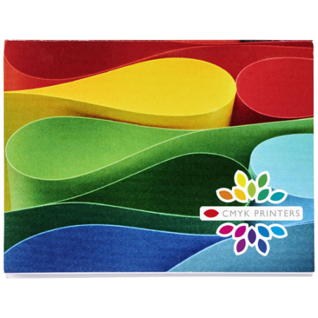 Post-its personnalisé Sticky-Mate® avec couverture souple A7 100 x 75