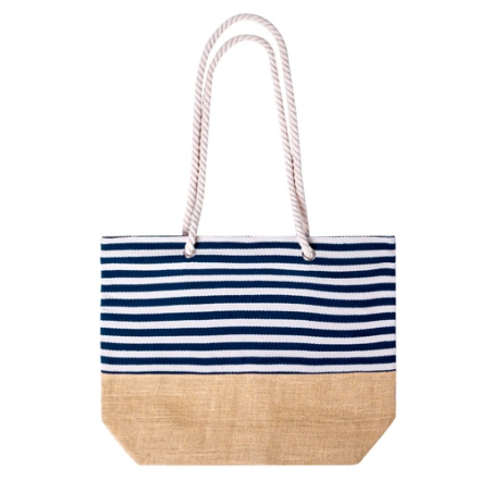 Sac de plage personnalisé en coton 450g et base en jute Ivyx