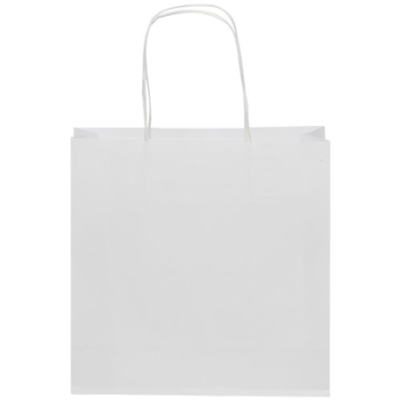 Sac en papier Kraft publicitaire 120 g/m2 , 24 x 9 x 24 cm