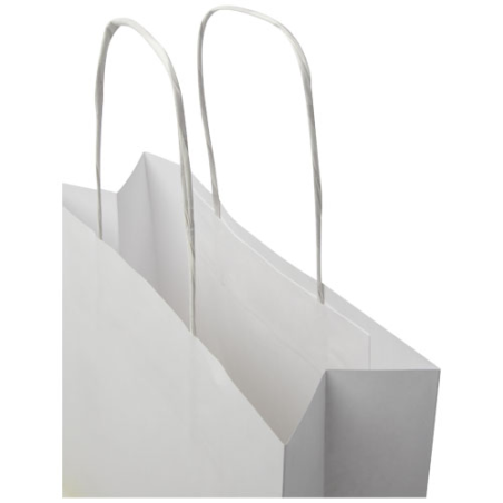 Sac en papier Kraft publicitaire 120 g/m2 , 24 x 9 x 24 cm