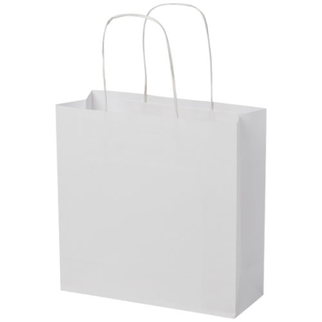 Sac en papier Kraft publicitaire 120 g/m2 , 24 x 9 x 24 cm