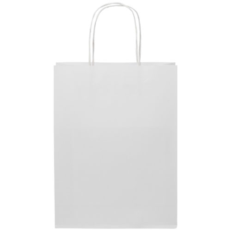 Sac en papier Kraft publicitaire 120 g/m2, 24 x 9 x 32 cm