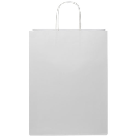 Sac en papier Kraft publicitaire 120 g/m2, 31 x 12 x 41 cm