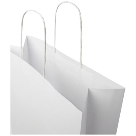 Sac en papier Kraft publicitaire 120 g/m2, 31 x 12 x 41 cm