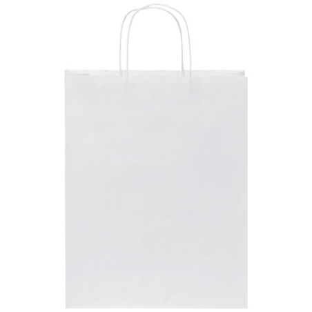 Sac en papier Kraft publicitaire 80 g/m², 25 x 11 x 32 cm