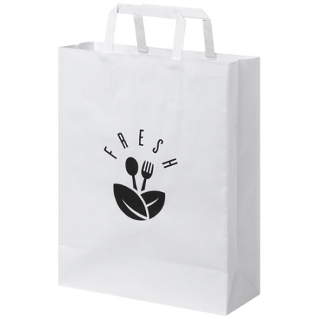 Sac en papier Kraft publicitaire 80-90 g/m², 25 x 11 x 31 cm