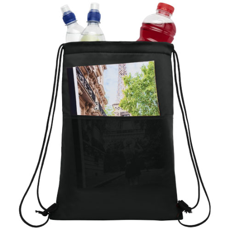 Sac isotherme publicitaire Oriole avec cordon et capacité de 12 canettes 5L