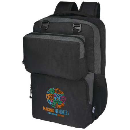 Sac ordinateur personnalisable Trailhead de 14 L recyclé GRS bicolore 15 pouces