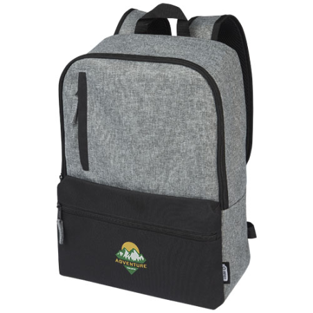 Sac ordinateur publicitaire Reclaim 15" recyclé GRS bicolore de 14 L