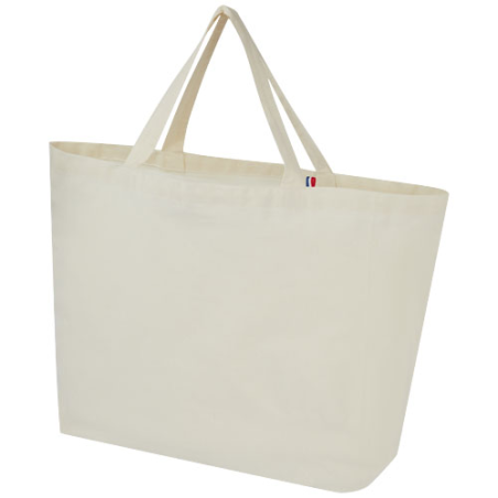 Sac shopping personnalisable Cannes en tissu recyclé de 200 g/m2 Fabrication française