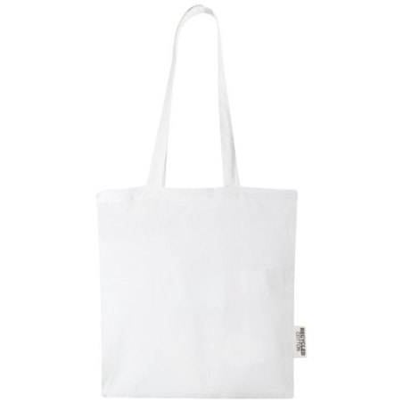 Sac shopping personnalisable Madras en coton certifié GRS de 140 g/m2 de 7 L