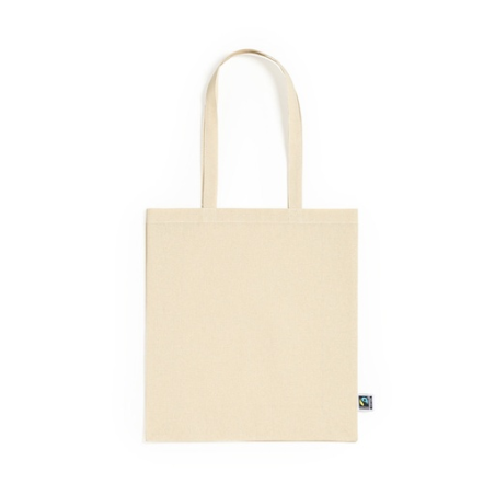 Sac shopping personnalisé 100% coton label Fairtrade 180g/m2 Elatek