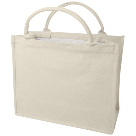 Sac shopping personnalisé Pheebs recyclé de 400 g/m² pour livre