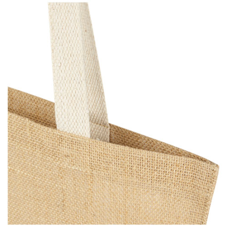 Sac shopping publicitaire Juta de 7 L en jute 300 g/m²