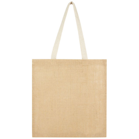 Sac shopping publicitaire Juta de 7 L en jute 300 g/m²