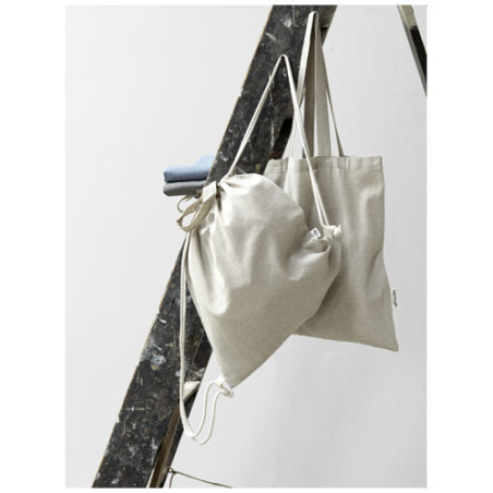 Sac shopping publicitaire Pheebs 150g/m2 en coton et polyester recyclé