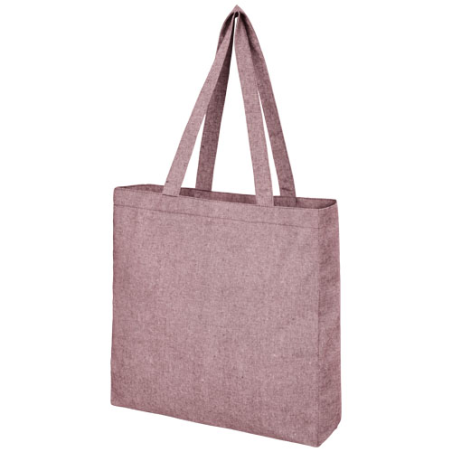 Sac shopping publicitaire Pheebs recyclé avec soufflet 210 gr/m² 13L