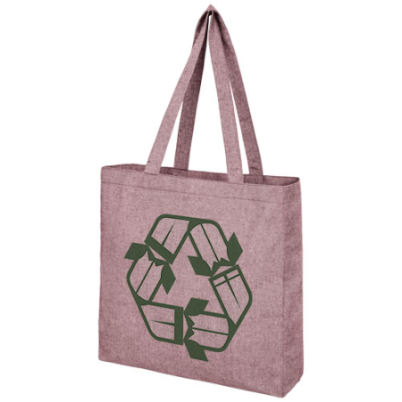 Sac shopping publicitaire Pheebs recyclé avec soufflet 210 gr/m² 13L