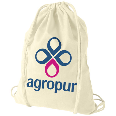 Sac à dos cordon publicitaire premium coton Oregon 5L