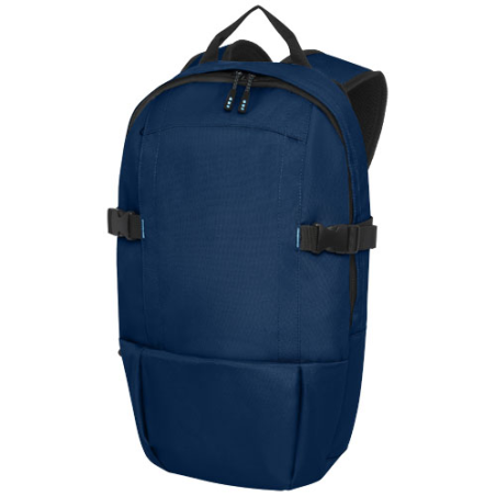 Sac à dos personnalisable Baikal en rPET certifié GRS pour ordinateur portable de 15" 8L