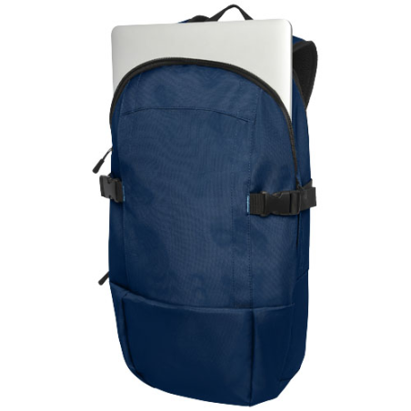 Sac à dos personnalisable Baikal en rPET certifié GRS pour ordinateur portable de 15" 8L