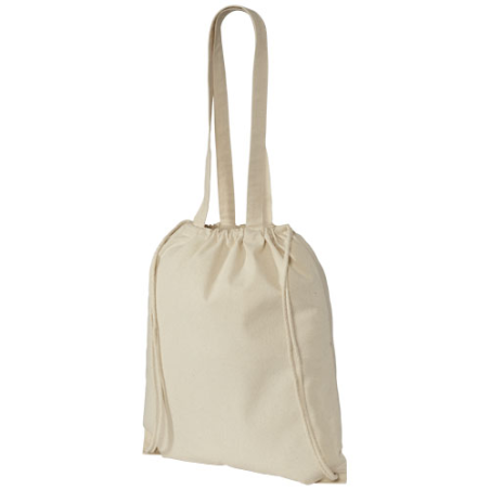 Sac à dos personnalisable en coton 240 g/m² avec cordon de serrage Eliza 6L