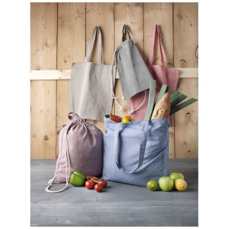 Sac à dos personnalisable recyclé 150 g/m² Pheebs avec cordon de serrage 6L