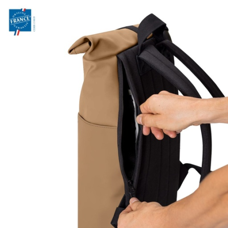 Sac à dos rolltop personnalisé premium en RPET Goodjour®