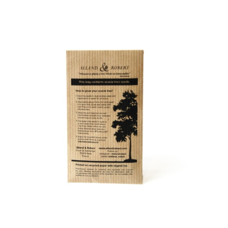 Sachet kraft personnalisable - graines exotiques