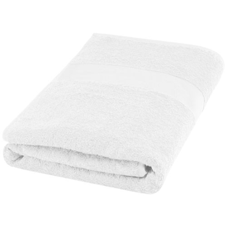 Serviette de bain personnalisable Amelia de 70 x 140 cm en coton de 450 g/m²