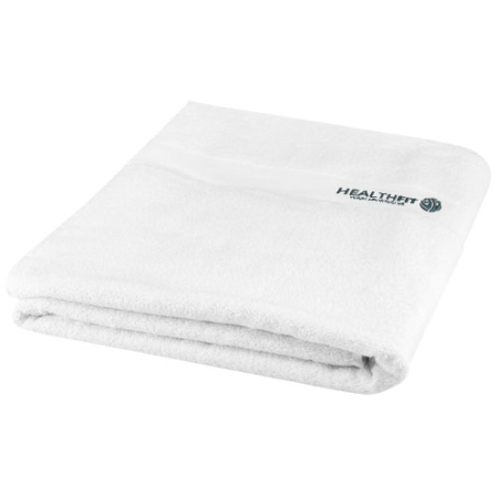 Serviette de bain personnalisable en coton 550 g/m² 100x180 cm Riley