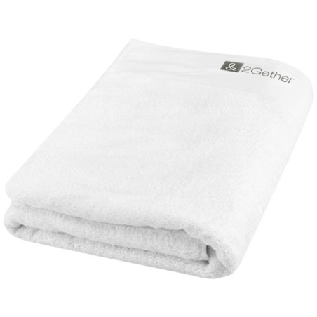 Serviette de bain personnalisée en coton 550 g/m² 70x140 cm Ellie