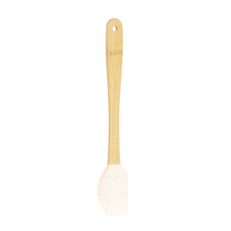 Spatule publicitaire en silicone et bambou Aloria