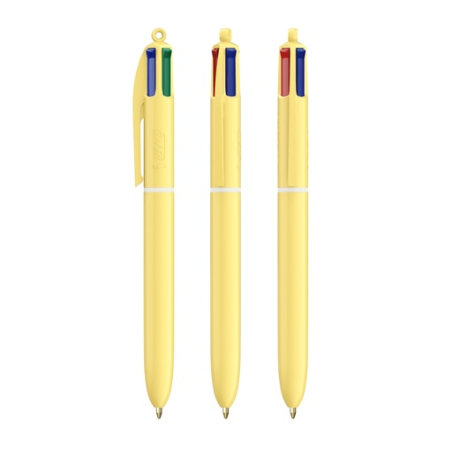 Stylo BIC® 4 couleurs personnalisable Pastel