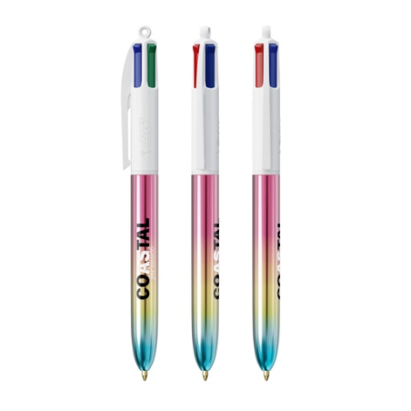 Stylo BIC® personnalisé 4 Couleurs® Gradient