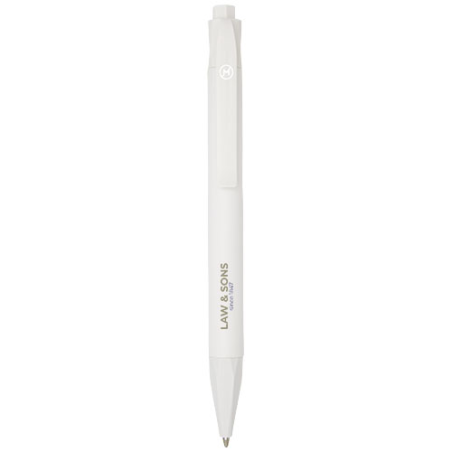 Stylo bille personnalisable Terra en plastique de maïs