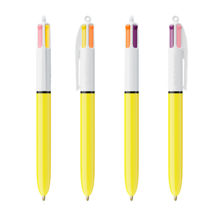 Stylo publicitaire 4 couleurs bic® Sun