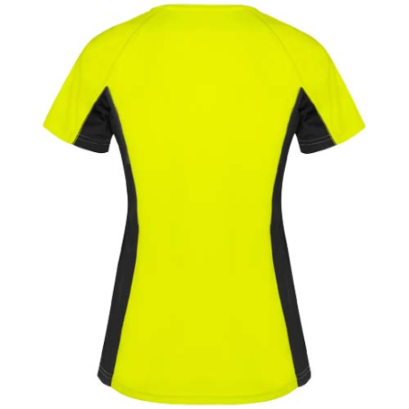 T-shirt de sport personnalisable en polyester 140g/m² manches courtes Shanghai pour femme